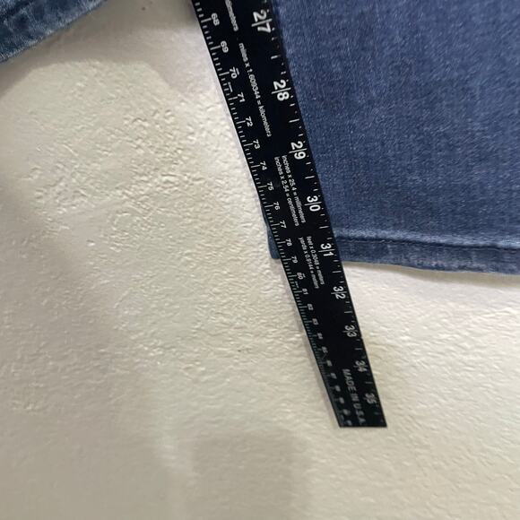 Democracy Womens Jeans Size 6 High Rise Itty Bitty Boot Dark Wash Denim - Picture 8 of 13